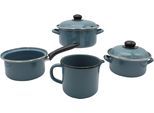 Kochtopf KRÜGER "Petrol", blau (petrol), 1,5 l, Töpfe, Kochtopf, Induktion
