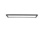 BRELIGHT LED Panel "Sorell", schwarz (schwarz, weiß), H: 4cm, 1 Stk., Leuchten, 96 x 25 cm, 3000 lm, 3000-6500 K, dimmbar, IP44, Fernbedienung, LED Panel