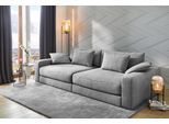 Big-Sofa JOCKENHÖFER GRUPPE "Milano XXL, B: 290 cm", grau (hellgrau), B:290cm T:135cm, Korpus: 100% Polyester;Kissen: 100% Polyester, Sofas, Big-Sofa, mit Zierkissen, Relaxfläche 120x240 cm, Federkern