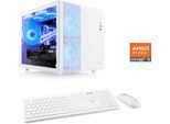 CSL PC "Cube V24220", weiß, Microsoft Windows 11 Home (64 Bit), 32 GB RAM 1.000 GB SSD, Desktop-PCs, PC