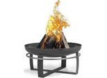 Feuerschale COOKKING "Viking", schwarz, H:36cm Ø:60cm, Stahl, Feuerkörbe, Ø 60x36 cm