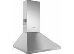 BOSCH Wandhaube "DWP66BC50", Energieeffizienz: A, silber (edelstahlfarben), B:60cm H:97,5cm T:50cm, Dunstabzugshauben, Optimale & energiesparende LED-Beleuchtung, Wandhaube