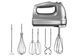 KITCHENAID Handmixer "5KHM9212ECU CONTOUR SILVER", silber (contur, silber), B:8cm H:15cm T:20cm, Mixer, 9 Stufen, Handmixer