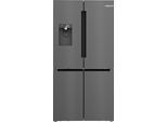 BOSCH Multi Door "KFI96AXEA", Energieeffizienz: E, schwarz (gebürsteter schwarzer stahl antifingerprint), B:90,5cm H:183cm T:73,1cm, Kühlschränke, Multi Door