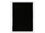 Teppich Gr. 4, schwarz, B:90cm H:5mm L:160cm, Baumwolle, Teppiche, Teppich