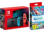NINTENDO SWITCH Konsolen-Set, bunt (neonrot, neonblau), B:23,9cm H:10,2cm T:1,39cm, Spielekonsolen, inkl. Switch Sports, Konsolen-Set