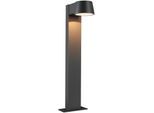 LED Pollerleuchte PAULMANN "Outdoor 230V Capea Aluminium anthrazit insect friendly", grau (anthrazit), B:13cm H:50cm T:17,2cm, Leuchten, LED Pollerleuchte, Insektenfreundlich, IP44, 2200K