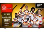 TCL Mini-LED-Fernseher "98Q6CX7", Energieeffizienz: E, schwarz, 98, Fernseher, 4K Multi-HDR Dolby Vision, 144Hz, ONKYO Dolby Atmos, Apple Airplay 2, Mini-LED-Fernseher