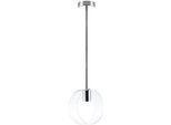 PACO HOME Pendelleuchte "TONDA", grau (chromfarben), 1, Ø 19,9cm H: 6,1cm, Leuchten, Pendelleuchte