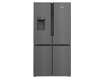 SIEMENS Multi Door "KF96DPXEA", Energieeffizienz: E, silber (gebürsteter schwarzer stahl antifingerprint), B:90,5cm H:183cm T:73,1cm, Kühlschränke, Multi Door