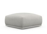 Hocker TRENDMANUFAKTUR "Braga, mit hochwertigem Kaltschaum, quadratisch, in Cord erhältlich", silber (silber lining), B:85cm H:42cm T:85cm, 100% Polyester, Hocker, Hocker, moderner Polsterhocker, 85/42/85 cm (B/H/T)