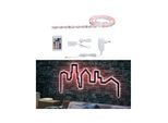 PAULMANN LED-Streifen "Function FlexLED 3D Set 1,5m RGB 11W 230V/24V 24VA Weiß", weiß, Flammen 1 Stk., Gesamtlänge 3,37m, Lichterketten, LED-Streifen