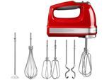 KITCHENAID Handmixer "5KHM9212EER EMPIRE ROT", rot (empire rot), B:8cm H:15cm T:20cm, Mixer, 9 Stufen, Handmixer
