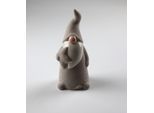 Dekofigur AM DESIGN "Dekoobjekt aus Steingut", grau, B:4,8cm H:12cm, Steingut, Dekofiguren, Dekofigur, 3er Set, BxH: 4,8x12 cm