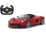 RC-Auto JAMARA "Ferrari LaFerrari Aperta", rot, Fernlenkfahrzeuge, KinderB:34cm H:8cm T:15cm, Kunststoff, RC-Auto, mit LED-Fahrlicht, B:34cm H:8cm T:15cm