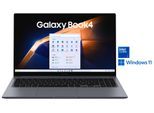 SAMSUNG Notebook "Galaxy Book4 15,6'' (NP750X) Core i3 8GB 256GB", grau, 8 GB RAM 256 GB SSD, Core i3, Windows 11 Home, Notebooks, Notebook