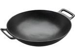 Wok RÖSLE "VARIO, 25409", schwarz, B:36,5cm H:11cm, Pfannen, Wok, für Herd und Grill
