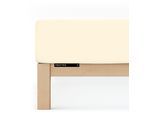 Bettlaken SCHLAFGUT "Frottex Spannbettlaken", gelb (gelb light), L:200cm, Frottee, Obermaterial: 75% Baumwolle, 25% Polyester, Bettlaken, Bettlaken, MADE IN GREEN by OEKO-TEX