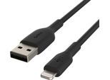 BELKIN Smartphone-Kabel "Lightning Lade/Sync Kabel PVC mfi zertifiziert 2 m", schwarz, 200cmcm, Kabel, Smartphone-Kabel