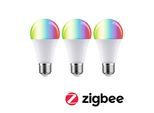 PAULMANN LED-Leuchtmittel "Smart 3er-Pack AGL 1055lm 2200-6500K 230V", Energieeffizienz: F, weiß, L:11,8cm Ø:6cm, Leuchtmittel, LED-Leuchtmittel