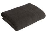 Saunatuch WEWO FASHION "9518ST", grau (anthrazit), B:80cm L:200cm, Frottee, Frottier, Handtücher, Saunatuch, saugstark