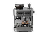 PHILIPS Espressomaschine "PSA3218/01 Barista Brew, halbautomatisch, mit 250-g-Bohnenbehälter", silber, 2, Kaffeemaschinen, Siebträger und Milchkanne aus Edelstahl, Silber, Espressomaschine