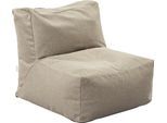 Sitzsack DEHLER "Luise Kids Indoor", beige (desert), Sitzsäcke, Kinder, B/H/T: 60cm x 60cm x 65cm, Polyester, Sitzsack, Made in Germany, B:60cm H:60cm T:65cm