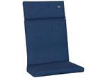 Sesselauflage "Smart", blau, B:47cm H:7cm T:112cm, Polyester, ANGERER FREIZEITMÖBEL, Polsterauflagen, Sesselauflage, (B/T): ca. 47x112 cm