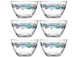 Kinderschale LEONARDO "Weltall BAMBINI AVVENTURA", bunt (mehrfarbig), B:12cm H:8cm T:12cm Ø:12cm, Glas, Schüsseln, Kinderschale, BAMBINI AVVENTURA, 12 cm, Kalk-Natron-Glas