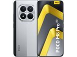XIAOMI Smartphone "POCO M8 Pro 5G 12+512", Energieeffizienz: B, silberfarben, 512 GB, Mobiltelefone, Smartphone