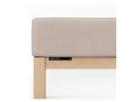Bettlaken SCHLAFGUT "Frottex Spannbettlaken", beige (sand mid), L:200cm, Frottee, Obermaterial: 75% Baumwolle, 25% Polyester, Bettlaken, Bettlaken, MADE IN GREEN by OEKO-TEX