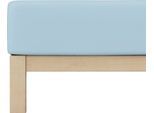 Spannbettlaken SCHLAFGUT "PURE Bio-Baumwolle mit Elasthan, 170 g/m², Bettlaken, Spannbetttuch", blau (blau light), 1 Stk., Jersey, 180-200x200-220 30cm, Jersey, Obermaterial: 95% Baumwolle, 5% Elasthan, Bettlaken, Spannbettlaken, PREMIUM Laken für Matratzen bis 30cm Höhe, dehnbar blickdicht, straff
