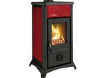 Kaminofen LA NORDICA "»Gemma Bordeaux«", rot (schwarz), Kaminöfen, Kaminofen