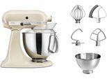 KITCHENAID Küchenmaschine "Küchenmaschine 5KSM175PSEAC ALMOND CREAM", beige (creme), B:24cm H:36cm T:37cm, Küchenmaschinen, mit Zubehör im Wert von ca. 112,-€ UVP, Küchenmaschine