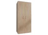 Xora Mehrzweckschrank, Eiche, Holzwerkstoff, 70x185x40 cm, Made in Germany, Waschküche, Mehrzweckschränke