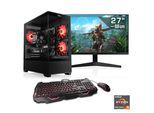 CSL Gaming-PC-Komplettsystem "AeroVision V24400", Energieeffizienz: E, schwarz, Microsoft Windows 11 Home (64 Bit), 32 GB RAM 1.000 GB SSD, Computer_Komplettsysteme, Gaming-PC-Komplettsystem