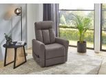TV-Sessel JOCKENHÖFER GRUPPE "Detroit, B: 83 cm, Sitzhöhe: 50 cm", grau (taupe), B:83cm H:105cm T:86cm, Sessel, TV-Sessel, elektr. Relaxfunktion & Aufstehhilfe, 2 Motoren