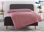 Microfaserbettdecke OTTO HOME "Microlux, Bettdecke 135x200 cm und Übergrößen bis 240x220cm", rosa, B:200cm L:200cm, Bezug: 100% Polyester. Obermaterial: 100% Polyester. Füllung: 100% Polyester, Bettdecken, Microfaserbettdecke, fest versteppter Bezug - keine Bettwäsche nötig, Sommer, Winter