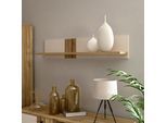 Wandboard FORTE "Killarney", beige (mauvella eiche, kashmir beige), B:120cm H:24cm T:21,5cm, Holzwerkstoff, Regale, Wandboard, Wandboard, farbliche Absetzung, vielseitig einsetzbar