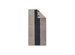 Handtuch JOOP "Handtuch Signature 1er Pack", braun (grau), B:50cm, Obermaterial: 100% Baumwolle CO., Handtücher, Handtuch