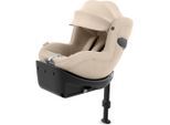 cybex Platinum Reboarder-Kindersitz Sirona Ti Plus, Beige, Textil, 44x75x71 cm, ECE R 129 i-Size, abnehmbarer und waschbarer Bezug, Sonnendach, optimaler Aufprallschutz, schnell leicht im Auto montierbar, Seitenaufprallschutz, Isofix-Befestigung, Baby on Tour, Kindersitze, Reboarder Kindersitze