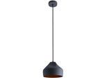 PACO HOME Pendelleuchte "HURLEY U", grau, 1, Ø 22cm H: 170,5cm, Leuchten, Hängelampe Esszimmer Küchenlampe Hängend Esstischlampe Innen Gold, Pendelleuchte