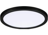 PAULMANN LED Einbauleuchte "LED Einbaupanel VariFit Areo IP44 rund 175mm 4000K Schwarz", schwarz, 1, Ø 17,5cm H: 1,2cm, 1 Stk., Leuchten, LED Einbaupanel VariFit Areo IP44 rund 175mm 4000K Schwarz, LED Einbauleuchte