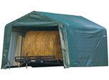 Foliengerätehaus SHELTERLOGIC "Folien-Weidezelt, Zeltgarage", grün, Polyethylen (PE), Stahl, Gerätehäuser, Foliengerätehaus, Grün, 610x380x260 cm