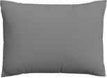 Kissenbezug SCHLAFGUT "Premium Kissenbezug Woven Satin (1 St)", grau (grau mid), B:60cm L:80cm, Mako-Satin, Obermaterial: 100% Baumwolle, Kissenbezüge, Kissenbezug, Ton-in-Ton Reißverschluss, Fadendichte von 300tc, Uni, OEKO Tex
