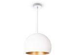 PACO HOME Pendelleuchte "JOHN", gold (weiß, gold), 1, Ø 36cm H: 179,5cm, Leuchten, Pendelleuchte
