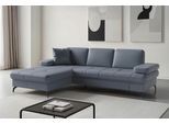 Ecksofa SIT & MORE "Morris Jubi, Recamiere, Breite 247 cm", graublau, B:247cm H:83cm T:171cm, Sofas, Ecksofa, mit Armteilfunktion,, wahlweise mit Schlaffunktion