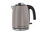 RUSSELL HOBBS Wasserkocher "Colours Plus+ Mocha 28511-70", mokka, B:16,2cm H:22,8cm T:23,8cm, Wasserkocher, Edelstahl, Schnellkochfunktion, Perfect-pour-Ausgustülle, Kalkfilter, Wasserkocher