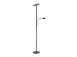 JUST LIGHT Stehlampe "HANS", schwarz, 2, H: 193cm, 1 Stk., Leuchten, LED, dimmbar über Touchdimmer, Schalter, Touchschalter, Stehlampe