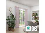 Schiebegardine NEUTEX FOR YOU "Biella" Gr. 1, lila (malve), B:60cm H:245cm, Jacquard, Polyester, Gardinen, Schiebegardine, HxB: 245x60